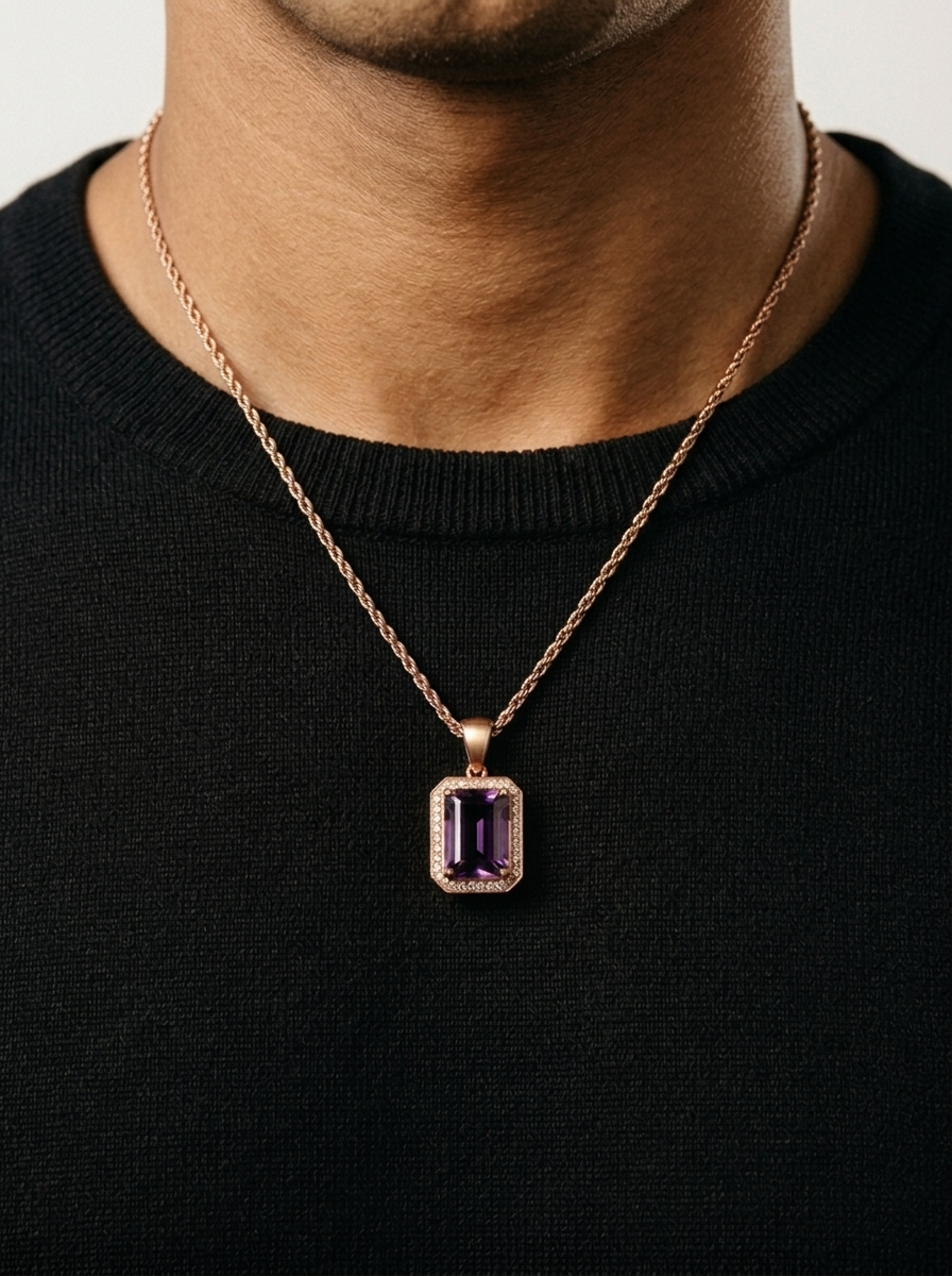 Purple Quartz Pendant