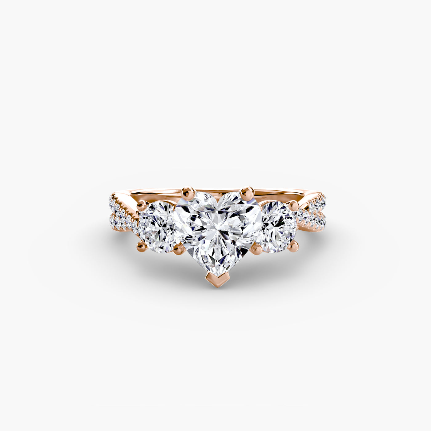 Three-Stone with Pavé Band 2