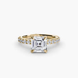Solitaire with Pavé 6