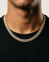 Diamond Pointed Chain Yellow Gold