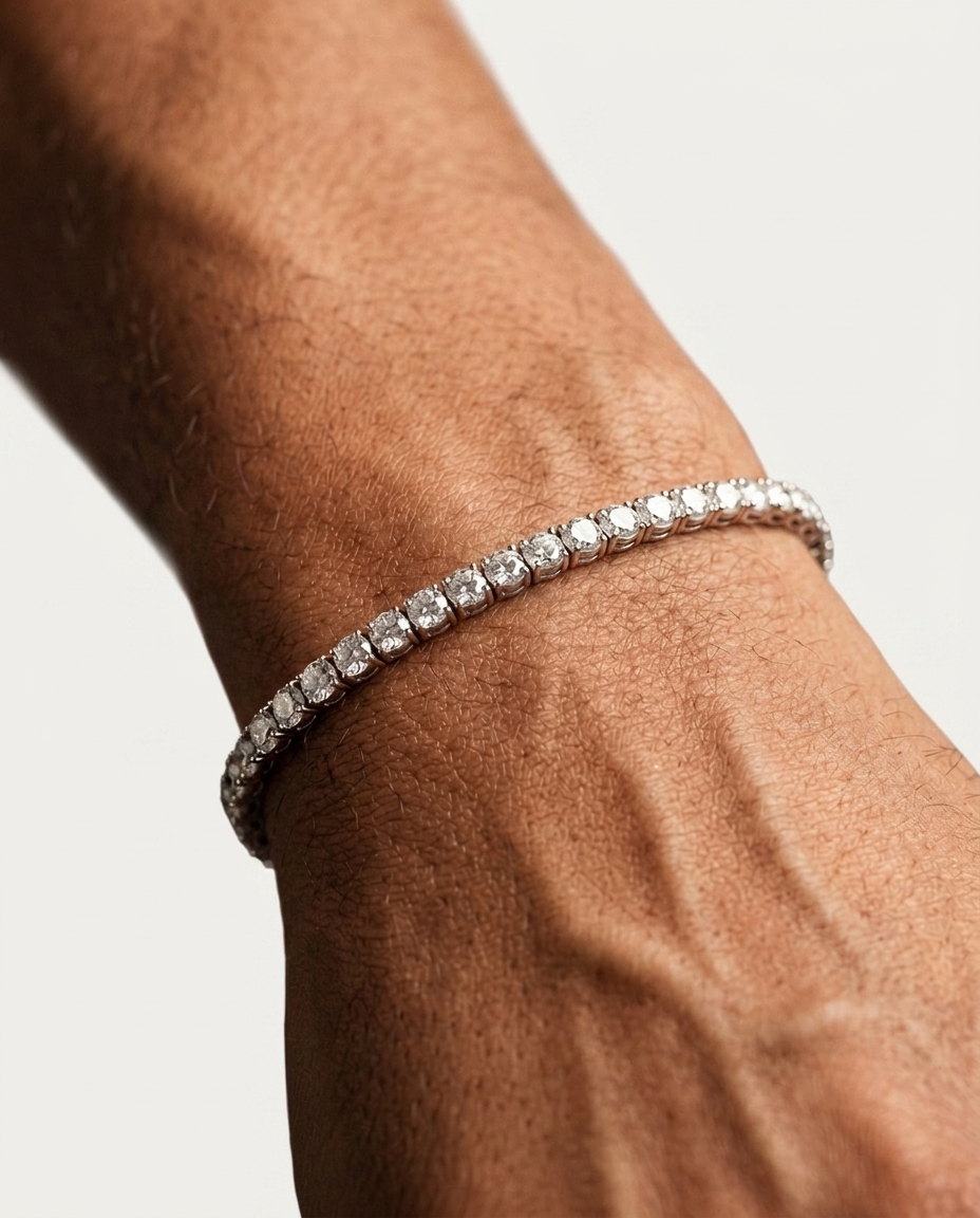 Diamond Tennis Bracelet White Gold
