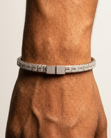 Twisted Diamond Bracelet White Gold