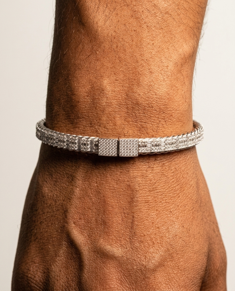 Twisted Diamond Bracelet