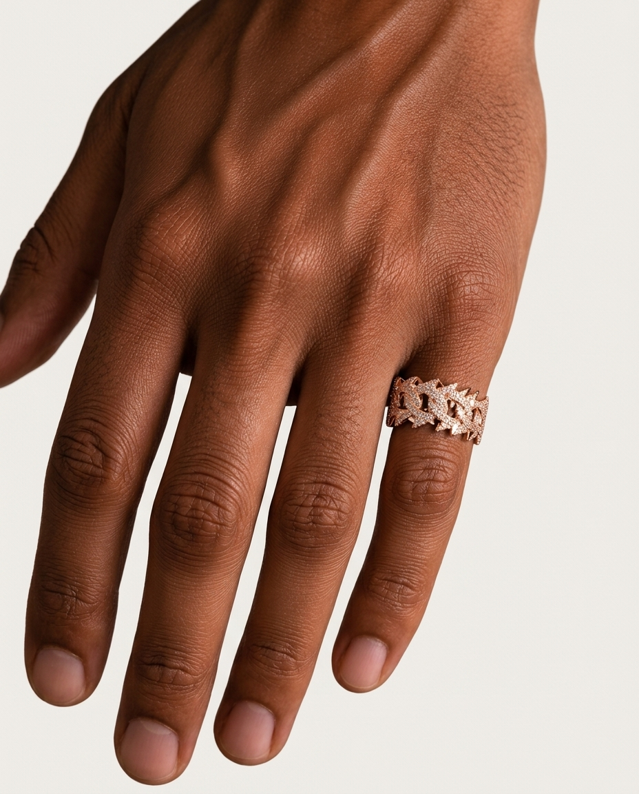 Cage Ring Rose Gold pinky