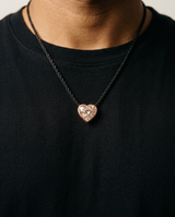 Love Heart Pendant Rose Gold