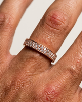 Thin Diamond Ring Rose Gold